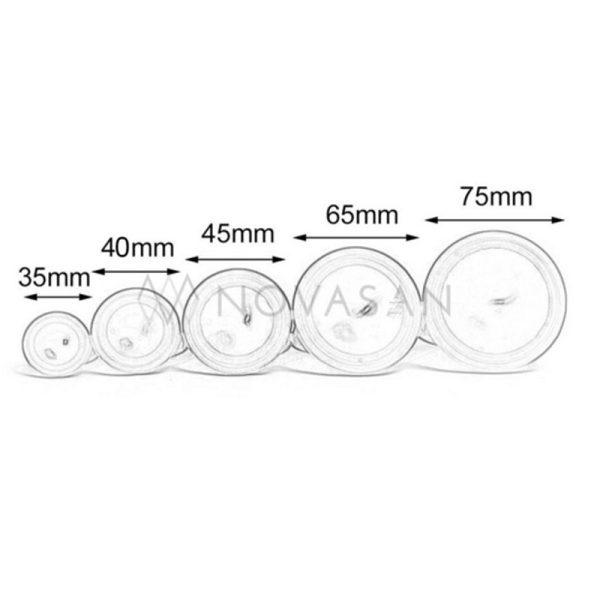 VENTOSAS silicona ( varios colores) x 12 piezas - Imagen 4